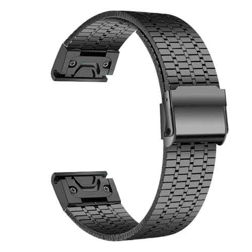 Bracelet acier Garmin Fenix 7 Pro - Élégance métal sans espace
