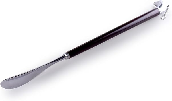 Shoe Horn,Shoe Horn Long Handled, Shoe Horn Shoehorn, Long Style, Easy to Wear Shoes, Metal Dolphin Head, Suitable for People Who are Inconvenient to Bend Over Shoe Horn Long HandleSilver