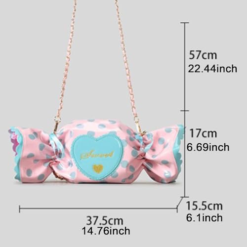 Candy Shaped Crossbody Bag Lightweight Unique Portable Phone Bag for Shopping4