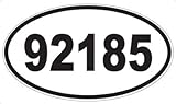 US Decal, Inc. Number 92185 Oval Sticker