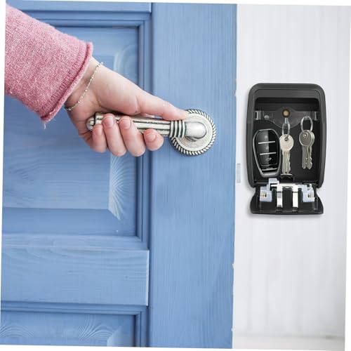 Caja de seguridad para llaves impermeable Alipis con combinación de 4 dígitos para pared 3