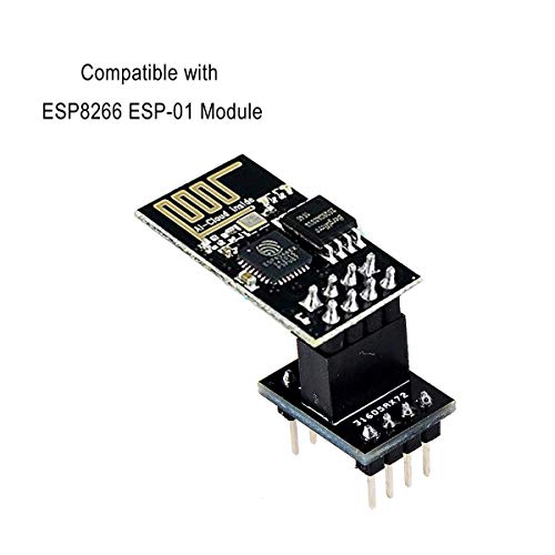 Makerfocus (4Pcs Esp8266 Esp-01 Serial Wireless Wifi Transceiver Receiver Module And ( 5Pcs Esp8266 Esp-01 Adapter Module Compatible With Nrf24L01+ 2.4Ghz Wireless Transceiver Module) #TOP5