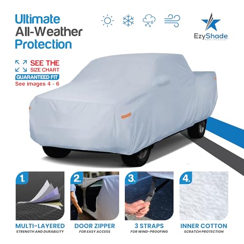 image for EzyShade 10-Layer Truck Cover Waterproof All Weather. See Vehicle Size