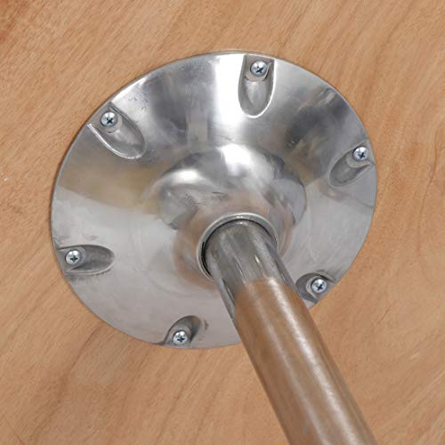 image for SUPER DEAL 36” Diameter Round Cocktail Table Pub Bar Table - Wood To