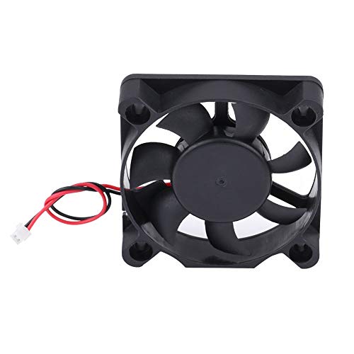 RC Motor Cooling Fan, RC Motor Engine Cooling Fan Black DC Fan Car Parts for Remote Control Model Car (50 * 50MM)