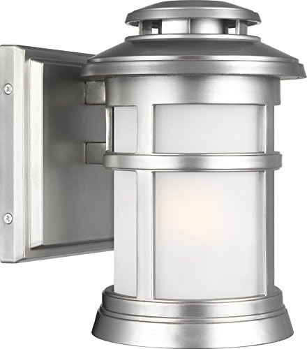 Feiss Lighting-Newport-Outdoor Wall Lantern in Transitional Style Made with StoneStrong for Coastal Environments-Brushed