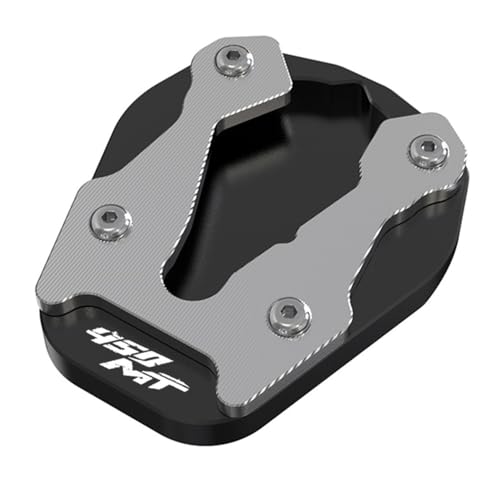 Extension béquille moto CFMOTO 450MT alu CNC gris haut de gamme