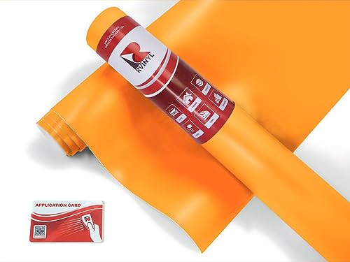 Film vinyle pour voiture ORACAL 970RA anti bulles jaune safran mat rouleau 223m