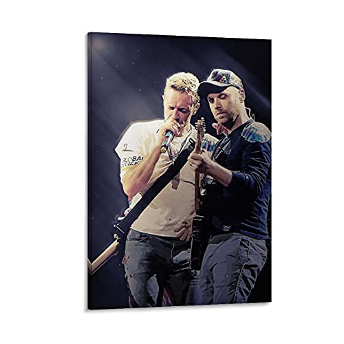 GIUU Póster artístico de Superstars of Coldplay, impresión artística moderna para habitación...