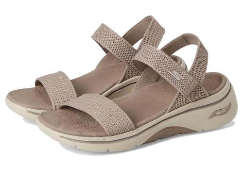 Skechers - GO WALK ARCH FIT 2.0 SANDAL, Sandalia Mujeres, TAUPE,