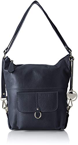 Chicca Borse Cbc3301tar, Borsa a Spalla Donna, Blu...