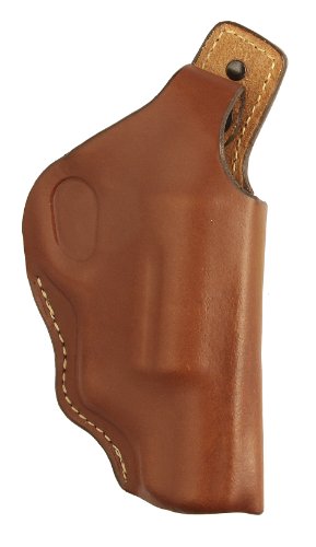 Hunter Company 100% Full Grain American Cow Hide Leather High Ride Holster with Thumb Break for Taurus Public Defender Polymer Frame, Brown