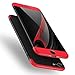 Ai-case iPhone 7 Case, AICase 3 in 1 Ultra Thin and Slim Hard PC Case Anti-Scratches Premium Slim 360 Degree Full Body Protective Cover for Apple iPhone 7 (4.7'') 2016 Release (Black Plus Red)