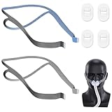 2er-Pack CPAP Masken Stirnband Ersatz-Kopfband kompatibel mit ResMed AirFit P10 Maskenbänder CPAP...