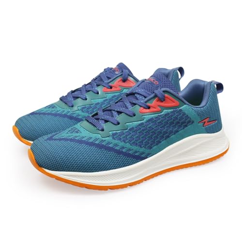 Image of ATHCO Mens Jimmy Memory Foam Insole Shoes|Running|Walking|Training|Gym|Jogging|Sneaker|Athletic|Laceup|Flexible|Lightweight|Dailyuse|Sports|Casual|ExtraSoft|Fitness|Gents Boys