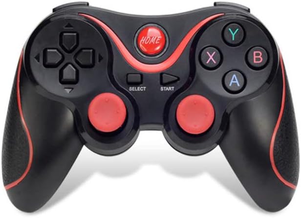 Electronics - Terios T3 X3 Wireless Joystick Gamepad Game Controller Bluetooth BT3.0 Joystick For Mobile Phone Tablet TV Box Holder (Black Wireless)