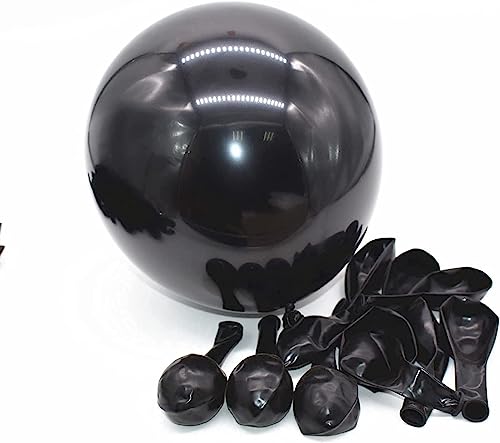 Image of AR GIFTZADDA 51 Pcs Happy Birtrhday Black & White Balloon Kit, Party Decorations for Boys Girls Kids Husband Wife Dad Mom Theme Party (HBD Theme)
