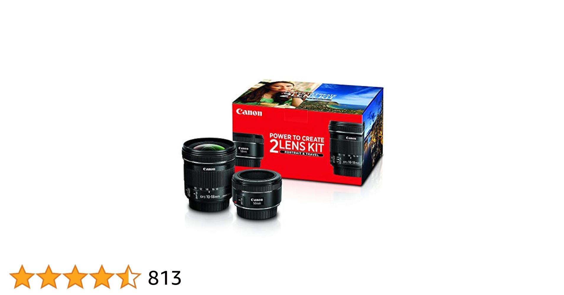 2本セットCanon EFS18-135mm、EF 50mm