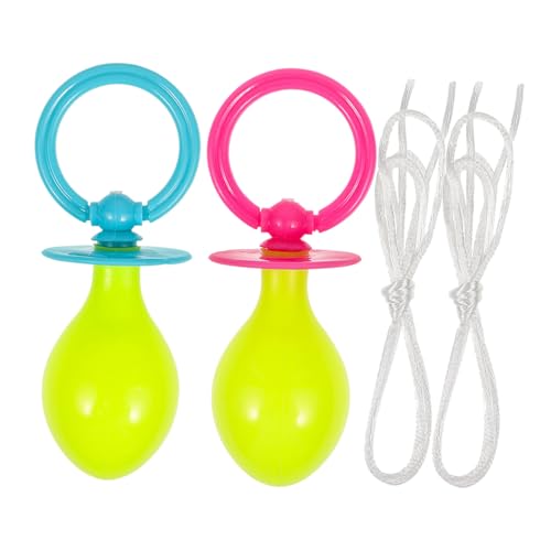 ERINGOGO Lot de 2 Fausses Tétines Géantes en Plastique Accessoire de Fête Amusant pour...