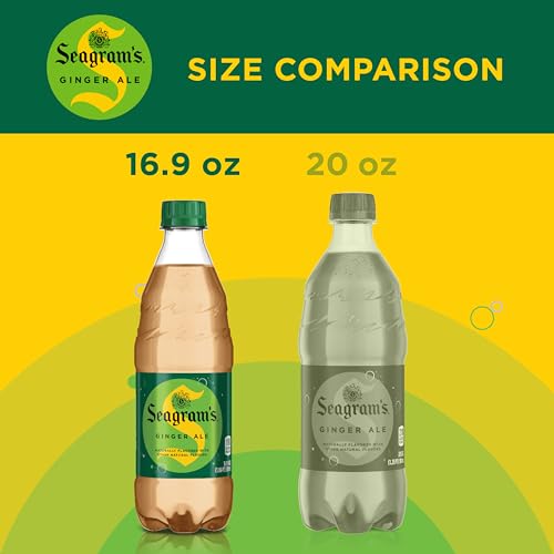 Image of Seagrams Ginger Soda Soft Drinks, 16.9 fl oz, 12 Pack