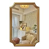 Construction robuste : Fabriqué avec un cadre octogonal en bois et un miroir argenté haute définition, ce miroir de courtoisie offre des reflets cristallins, offrant une image réaliste et sans distorsion.