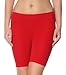 Ladeheid Pantalones Piratas Cortos Leggins 1/2 Ropa Deportiva Mujer LAMA04 (Rojo18, 4XL/5XL)