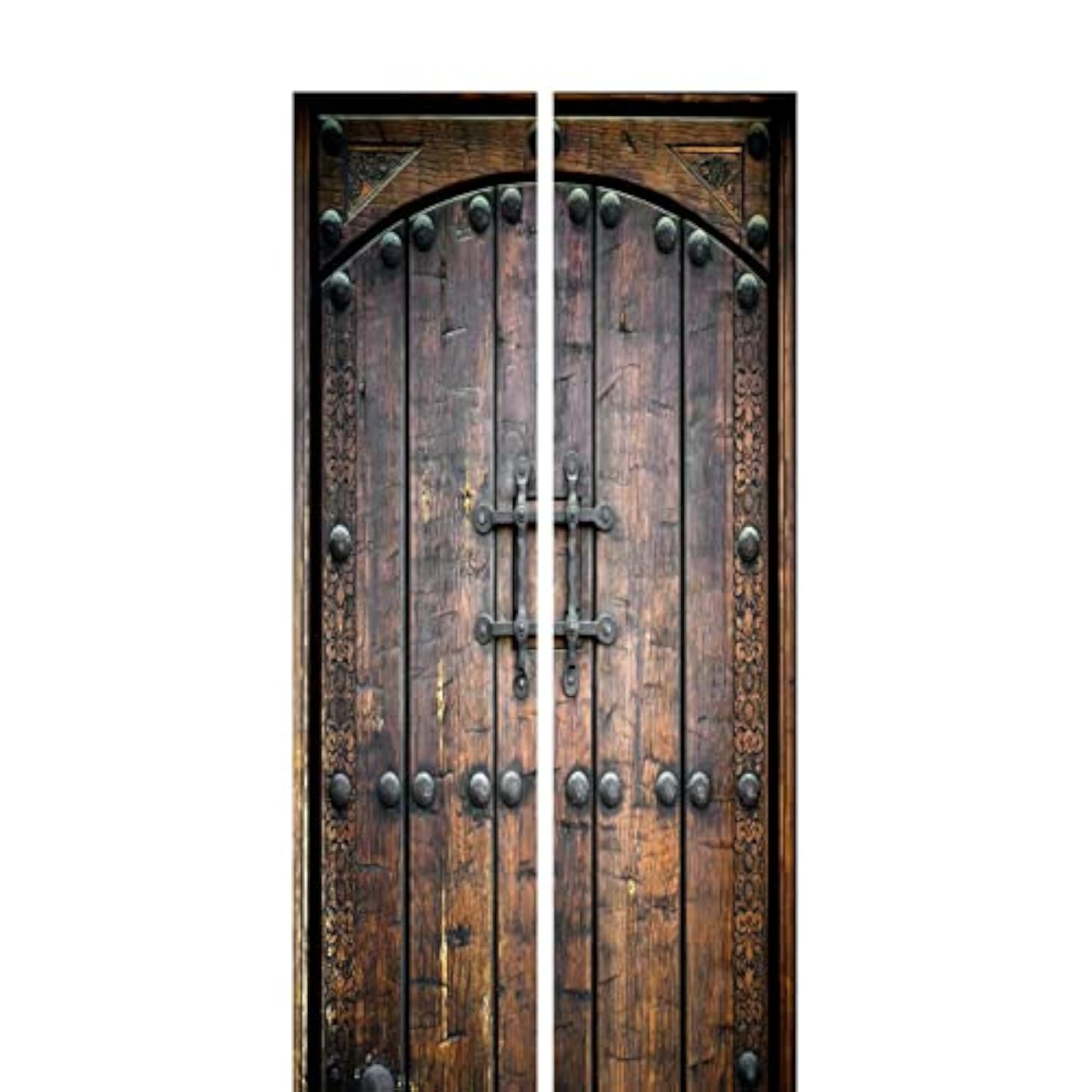 3D Door Wallpaper Wall Art Reusable Posters for Home Decor