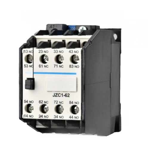 Relais de contact JZC1-44 220V AC et triphasé 380V pour armoire électrique