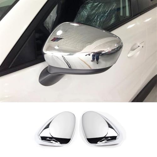 Cadre de rétroviseur Mazda CX-5 chrome ABS 2 pièces pour modification esthétique auto - 3