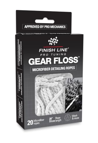 Finish Line Gear Floss Microfiber Cleaning Rope Bike Detailing Tool