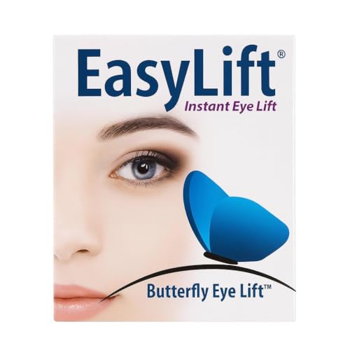 EasyLift 60 Second Double Eyelid Lift Strips – Invisible 2‑Sided Adhesive for Instant Eye Lift – Ultra‑Thin, Lab Tested, Makeup‑Friendly, Made in USA (64 Count)