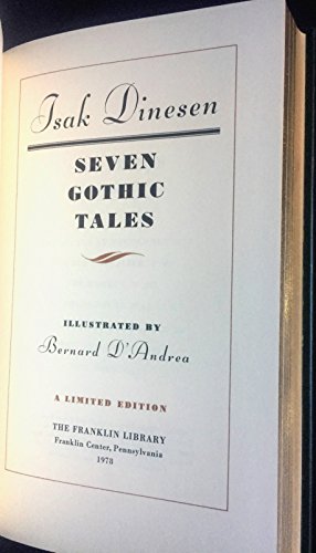 Seven Gothic Tales (Collected Stories of the Wo... B0006CZM3M Book Cover