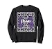 Cheer Mom Mama Bow Sport Cheerleader Cheerleading Purple Sweatshirt