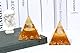 XIANNVXI Citrin Pyramide Edelsteine Große Citrin Stein Kristall Natürliche Heilkristalle Gelber Pyramiden Reiki Esoterik Geschenke 2.4