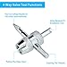 SOKOSEY 56Pcs Valve Stem Removal Tool, Valve Cores, 4-Way Valve Tool, Valve Core Remover Tool, Valve Stem Caps