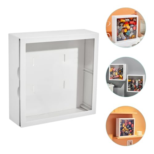 Rangement domestique COHEALI avec vitrines murales transparentes ABS - 6