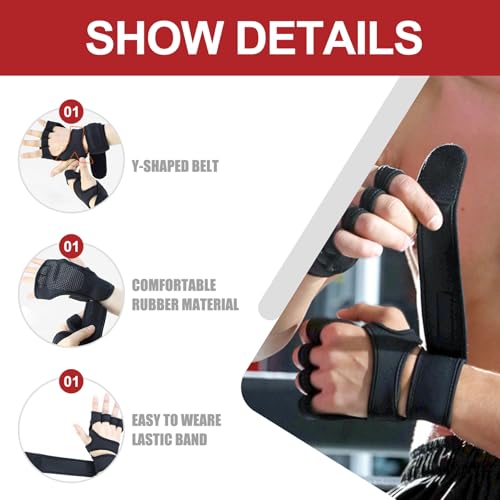 Guantes de gimnasio para evitar lesiones de muñeca en pesas 7