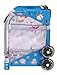 ZUCA Meet Me in Paris Sport Insert Bag and Blue Frame with Flashing Wheels