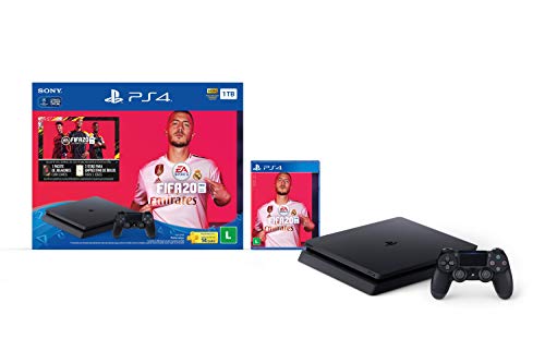 Console PlayStation 4 1TB Bundle Fifa 20, Preto - PlayStation 4 (Versão Nacional)