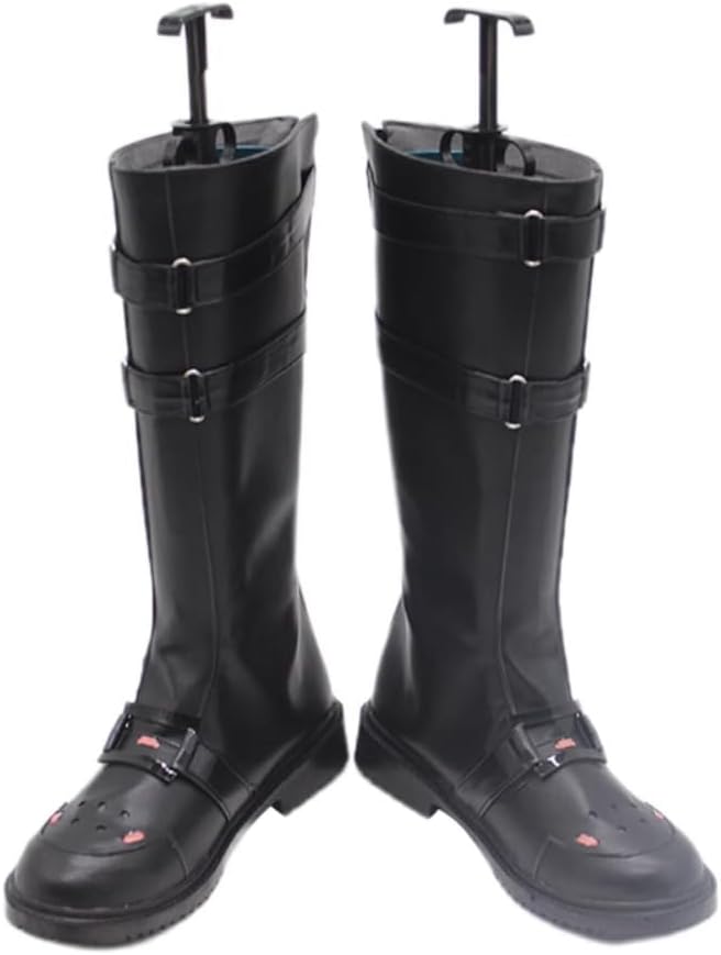 Rover Cosplay Shoes for Game Wuthering Waves Cos Black Boots Halloween Women Men Custom Made Anime