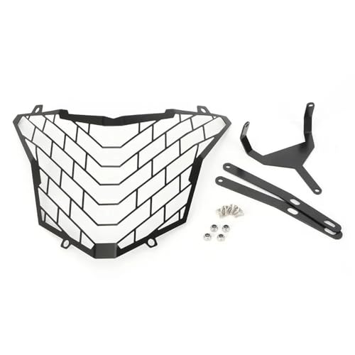 Grille phare moto solide calandre noire évite casse optique CB500X