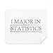 Quote I Major in Statistics Cleaning Cloth Screen Cleaner 2pcs Suede Fabric