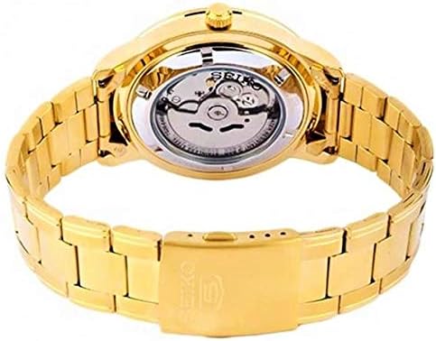 Miniatura 5 de Seiko Seiko 5 reloj automático de oro para hombre SNKN62