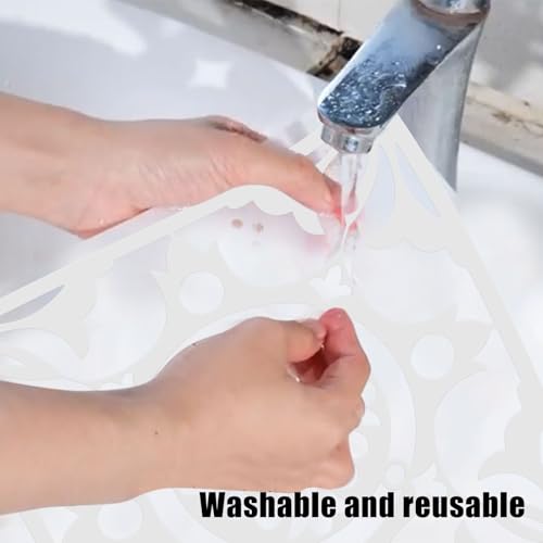 ORIGACH Mandala Schablonen, Mandala Malerei Schablone, Wiederverwendbare DIY-Bastelschablonen, Wand Malen Schablonen, Malschablone für Malerei Holz Wand Deko, 30×30 CM