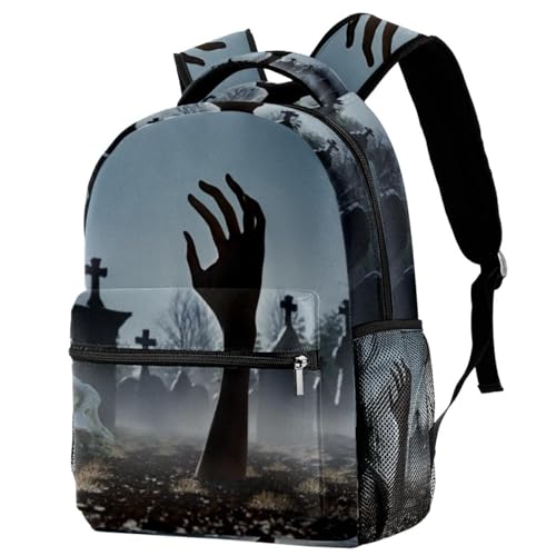 Sac à dos de voyage décontracté style horreur pour les sorties urbaines et le lycée
