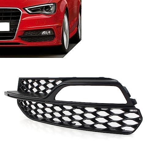Malla de parachoques para Audi A3 y S3 izquierdo con diseño panal protector 2013-2017 2