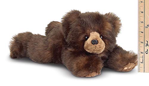 Bearington Snuggly Ben Plush Stuffed Animal Brown Grizzly Bear, 14" #TOP2