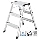 Trittleiter 3 Stufen Flexilife aus Aluminium
