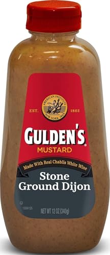 Image of GULDEN'S Stone Ground Dijon Mustard Squeeze Bottle, Keto Friendly, 12 oz.