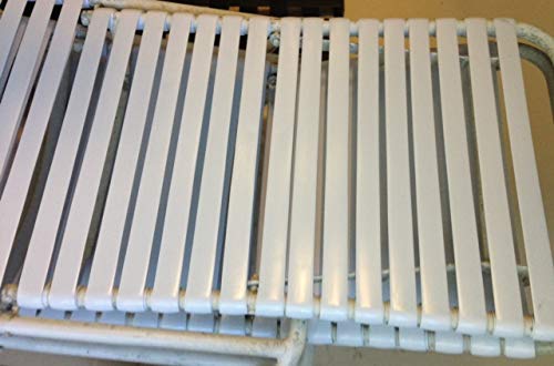 Jejavu 1.5\" Wide x 20\' Roll Vinyl Strap for Patio Chairs, Lawn Furniture, and Deck Chairs, Make Your Own Replacement Straps, Plus 20 Free Fasteners, (White) - Thumbnail 4